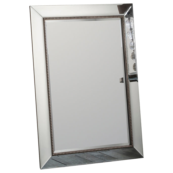 Gallery - Pageant Beaded Frame Wall Mirror, 110x80cm