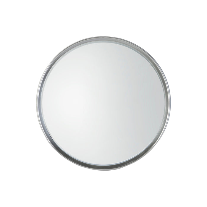 Gallery - Hollis Round Wall Mirror with Border Frame, 95cm