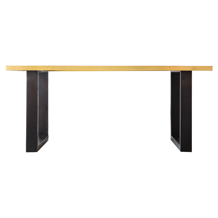 Gallery - Dalwood 6 Seater Dining Table in Gold, 183x91cm