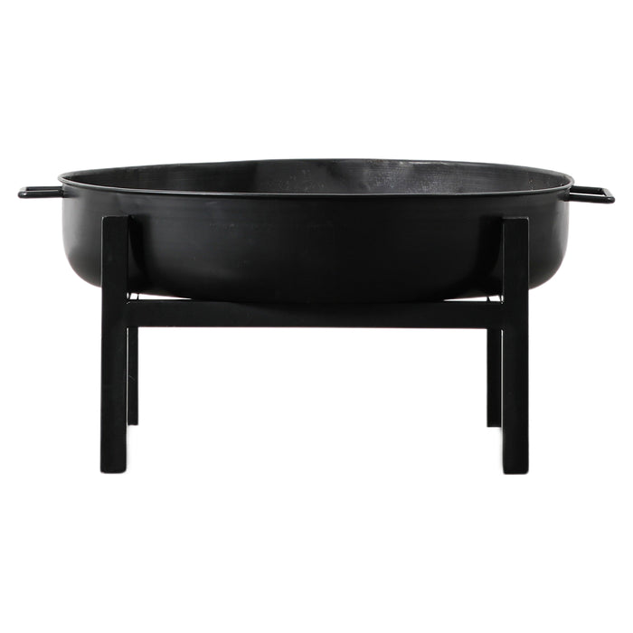 Gallery - Cervia Outdoor Round Iron Firepit, 66cm