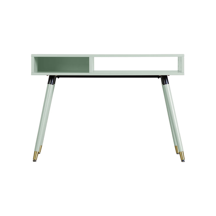Gallery - Hawley Oak Wood Console Table in Mint, 110x45cm
