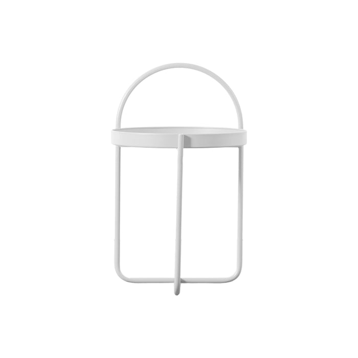 Gallery - Marlow Tray Style Round Side Table in White