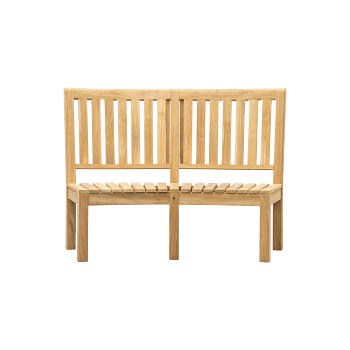 Gallery - Catania 2 Seater Outdoor Solid Wood Bench Tall