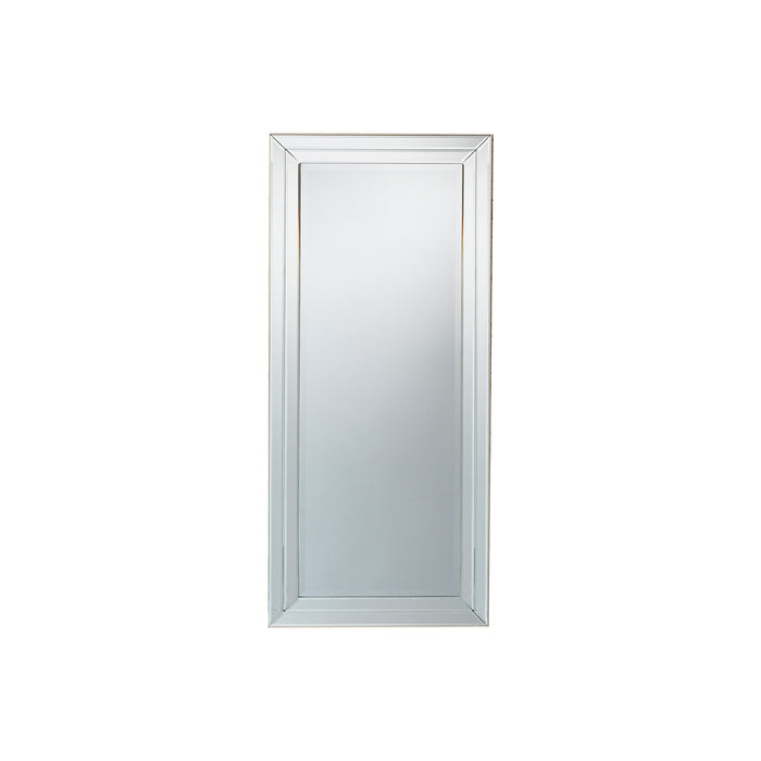 Gallery - Raegan Double Bevelled Wall Mirror in Champaign, 135x60cm