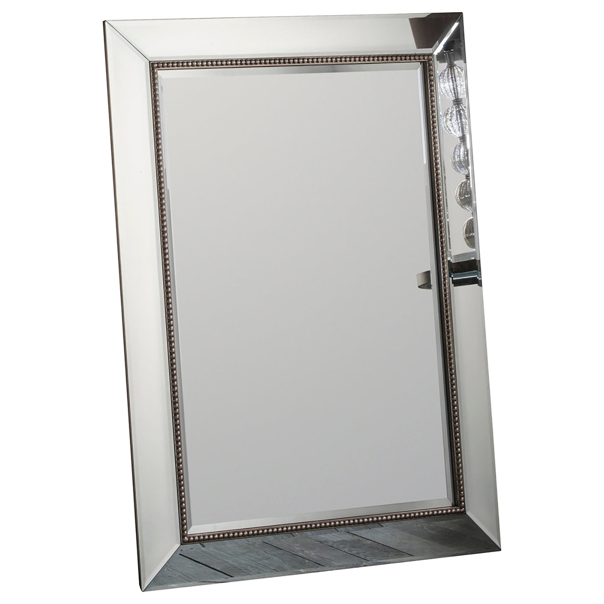 Gallery - Pageant Beaded Frame Wall Mirror, 110x80cm — Clearance Furniture