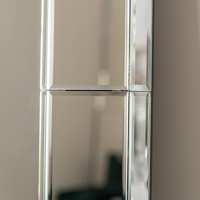 Gallery - Genova Bevelled Frame Leaner Mirror, 140x80