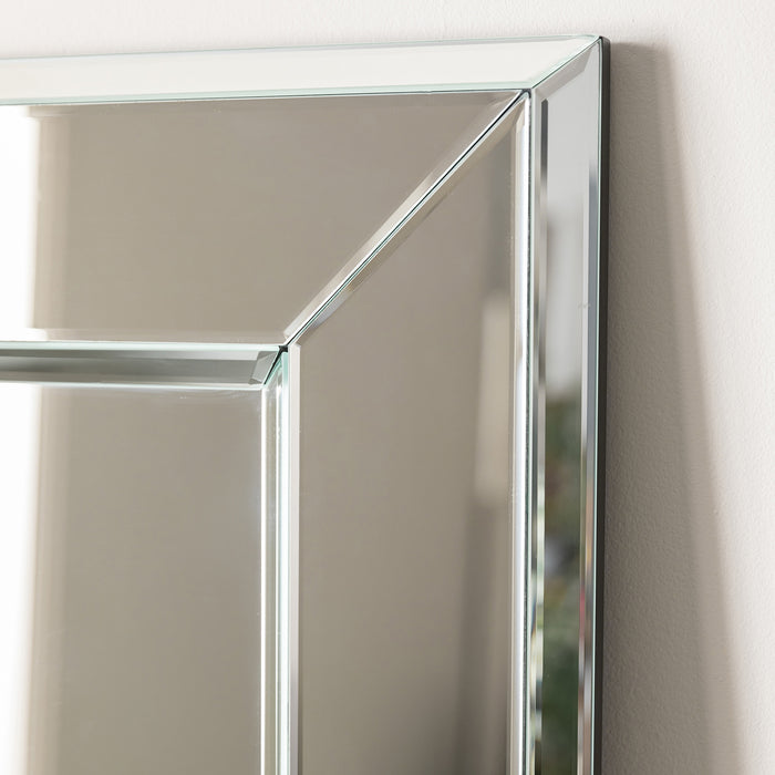 Gallery - Genova Bevelled Frame Leaner Mirror, 140x80