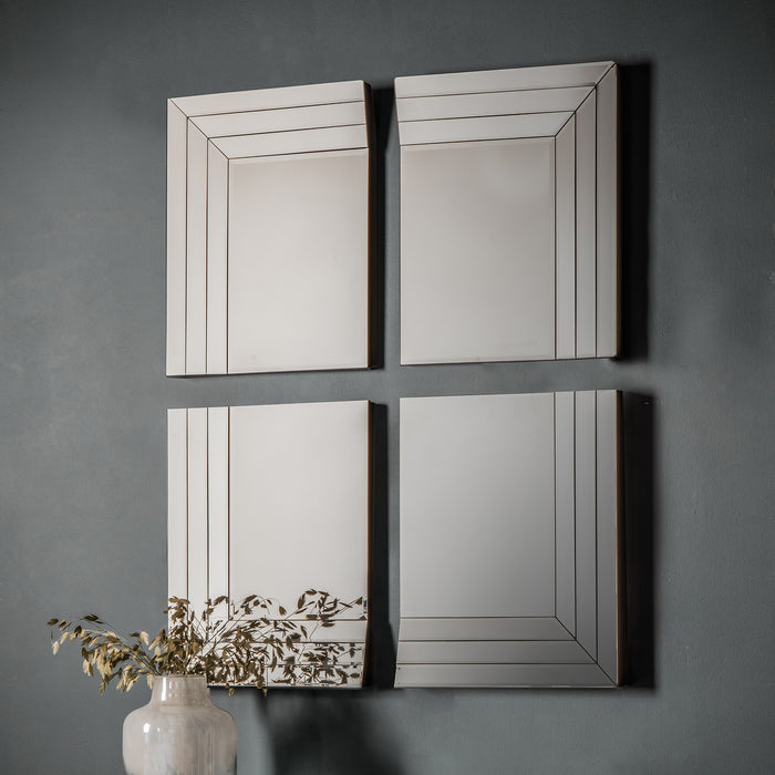 Gallery - Cadro Tilted Frame Wall Mirrors, Set of Four