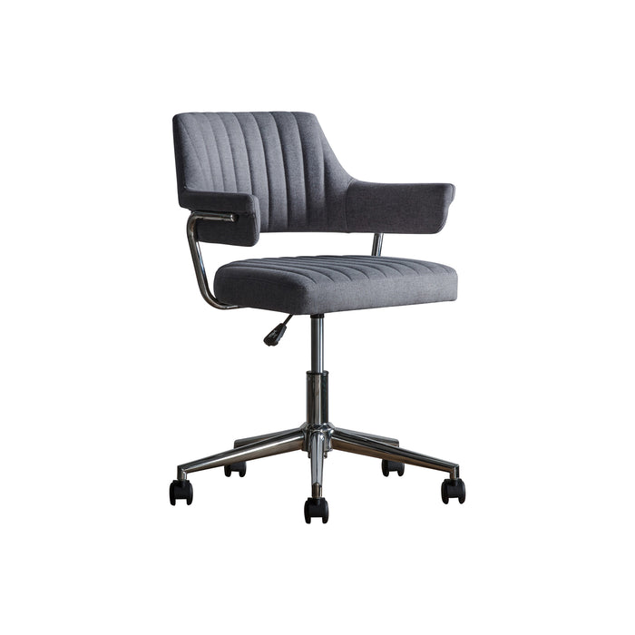 Gallery - Miller Adjustable Swivel Chair in Charcoal