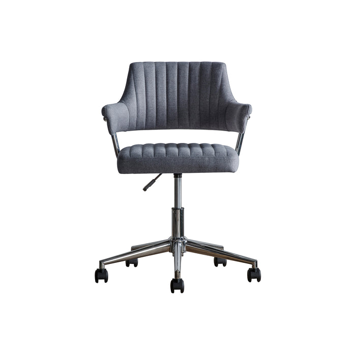 Gallery - Miller Adjustable Swivel Chair in Charcoal