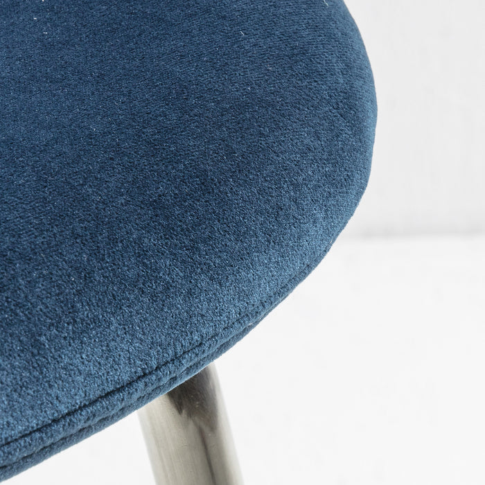 Gallery - Flynn Velvet Dining Chair in Petrol Blue. Set of 2