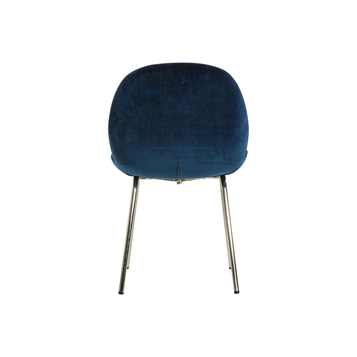 Gallery - Flynn Velvet Dining Chair in Petrol Blue. Set of 2