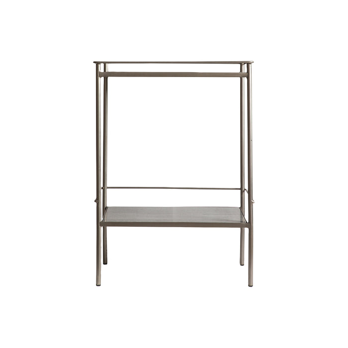 Gallery - Bourton Marble Top Side Table in Grey, 61x40cm