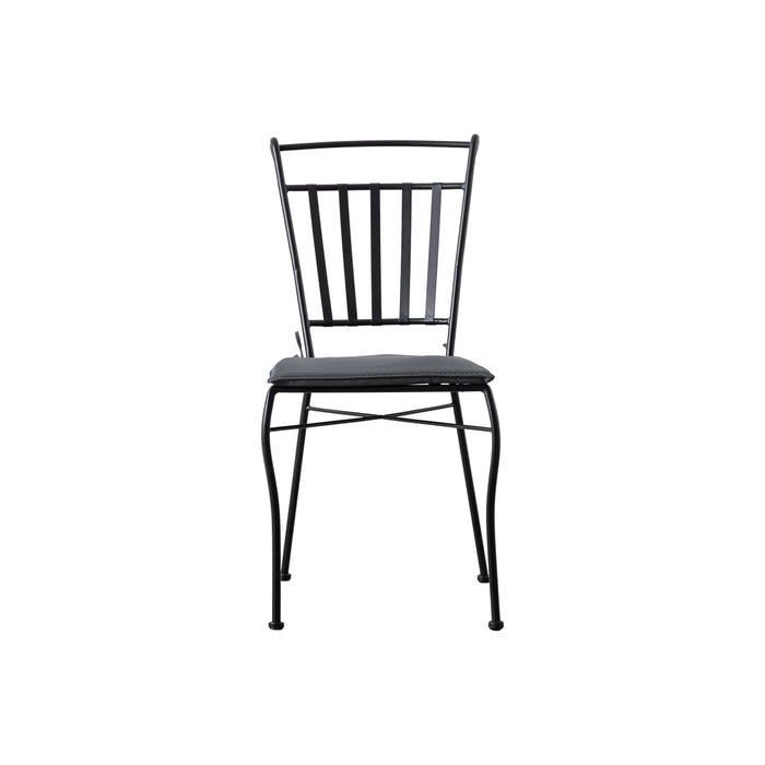 Gallery - Padua Outdoor Weatherproof Iron Dining Chair in Black