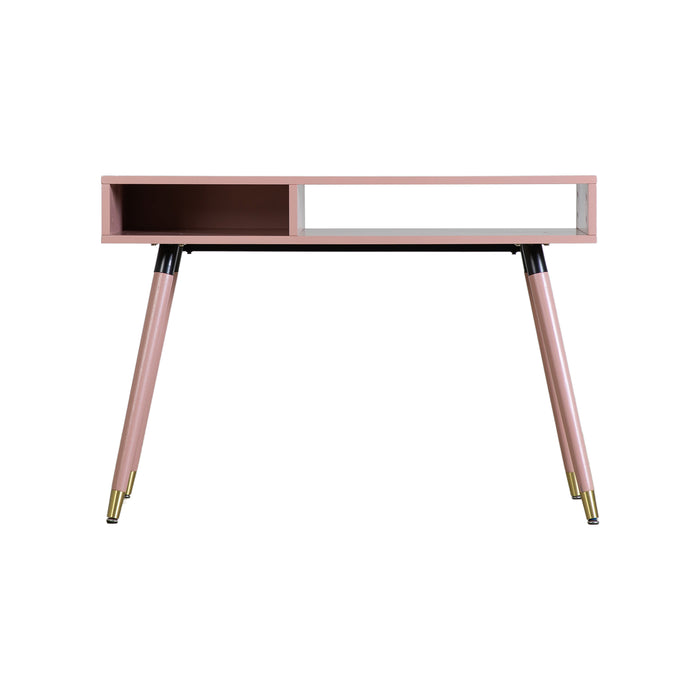 Gallery - Hawley Oak Wood Console Table in Pink, 110x45cm