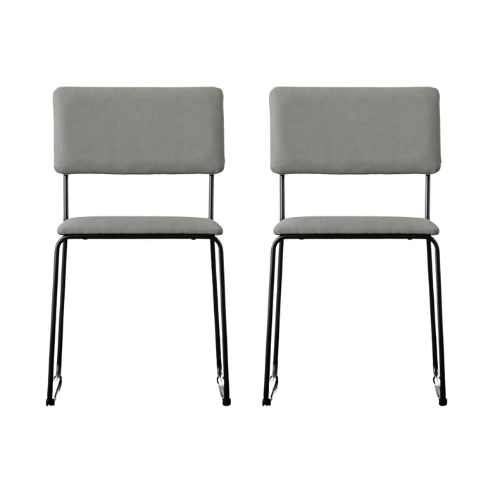 Gallery - Cromford Dining Chair Silver, set of 2