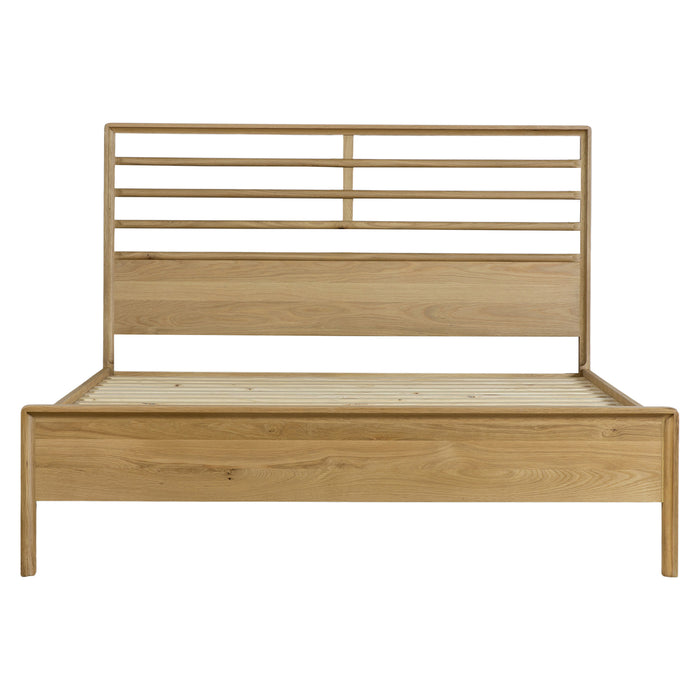 Gallery - Kenley Scandi Style Solid Oak King Bed